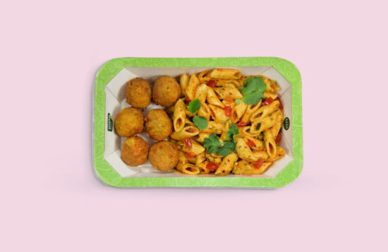 GreenPeel pasta tray