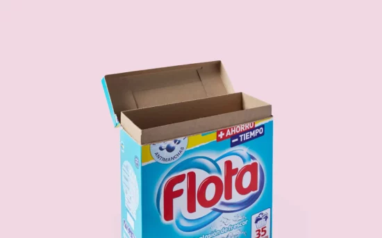 two-piece carton detergent packaging