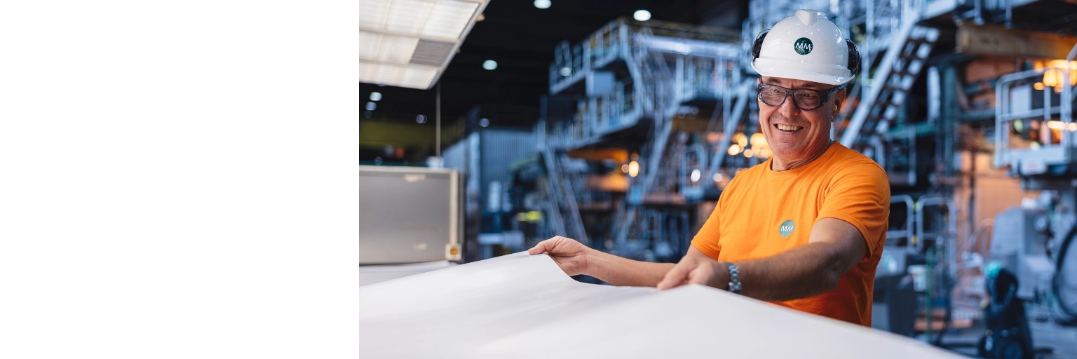 Employee working in a plant