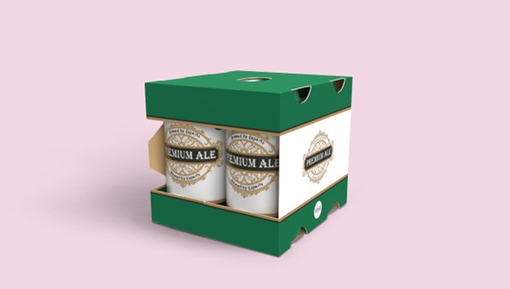 Beer multipack packaging solution