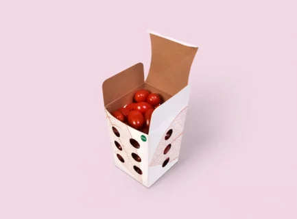 Fruit and vegetable peepholes packaging