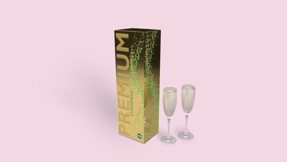 MM Packaging champagne box