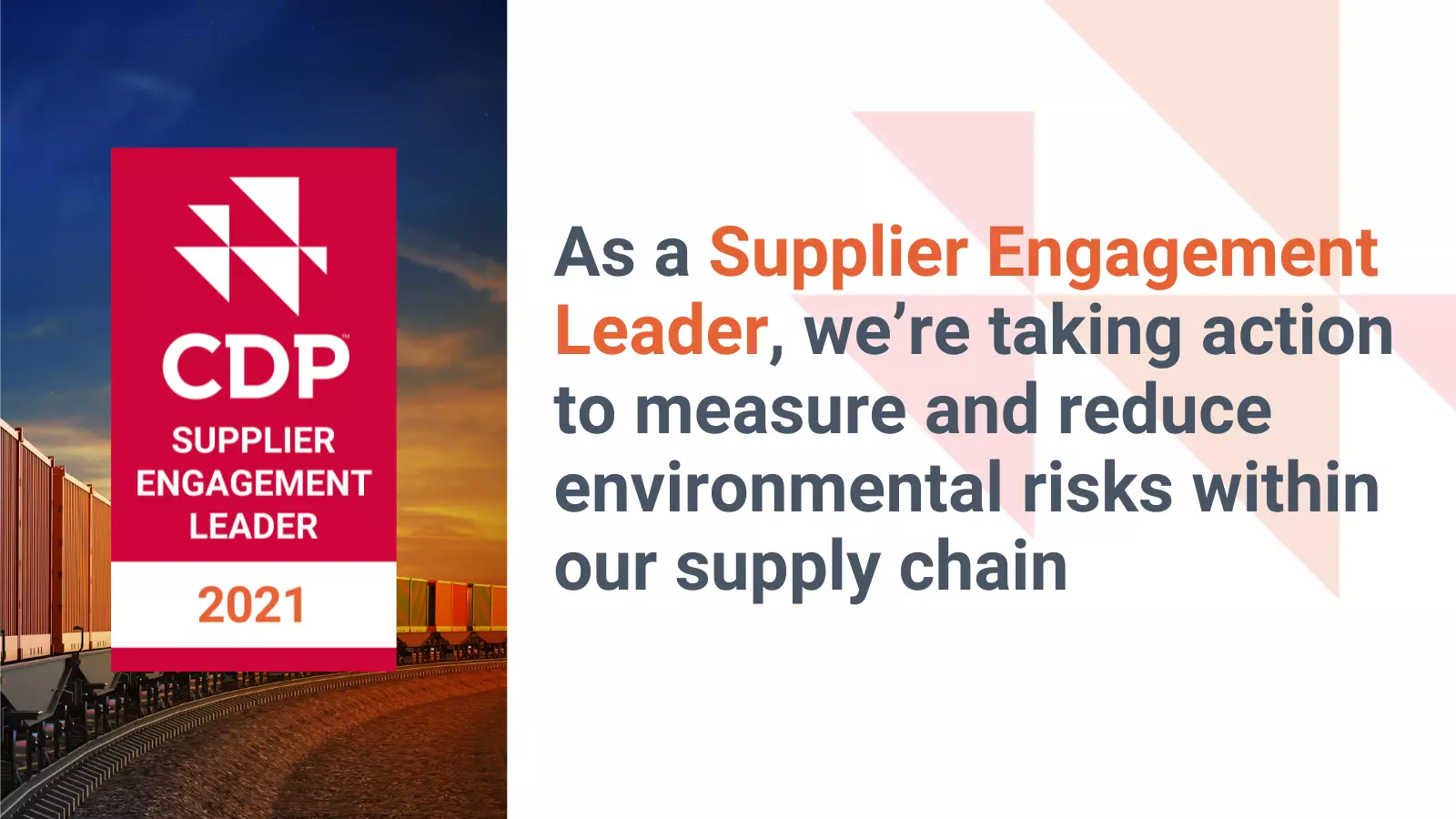 MM Group named CDP Supplier Engagement Leader!