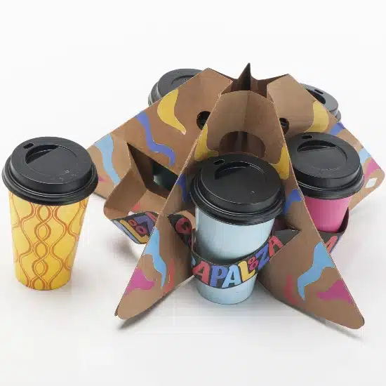 Fold’n’Hold by Ece Naz Taş, Zeynep Cantürk & Serra Kağıtcı: innovative cartonboard packaging design, lightweight foldable drink carrier that is strong, practical and customisable.