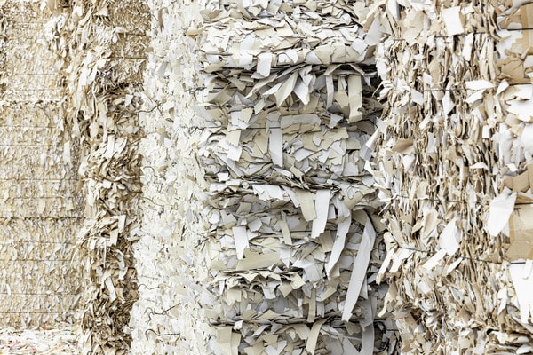 Recycling paper at MM Frohnleiten, an MM Board & Paper mill, focusing on renewable and recyclable materials. 