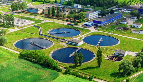 A water treatment plant at MM Kwidzyn, demonstrating how MMBP mills rely on clean water. 